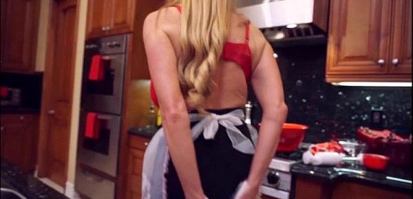  Kelly Madison Heats Up The Kitchen With Her Big Tits